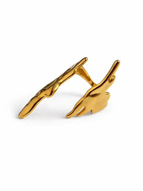 Ona Jwelix Amori Ring gold romantic statement ring for women