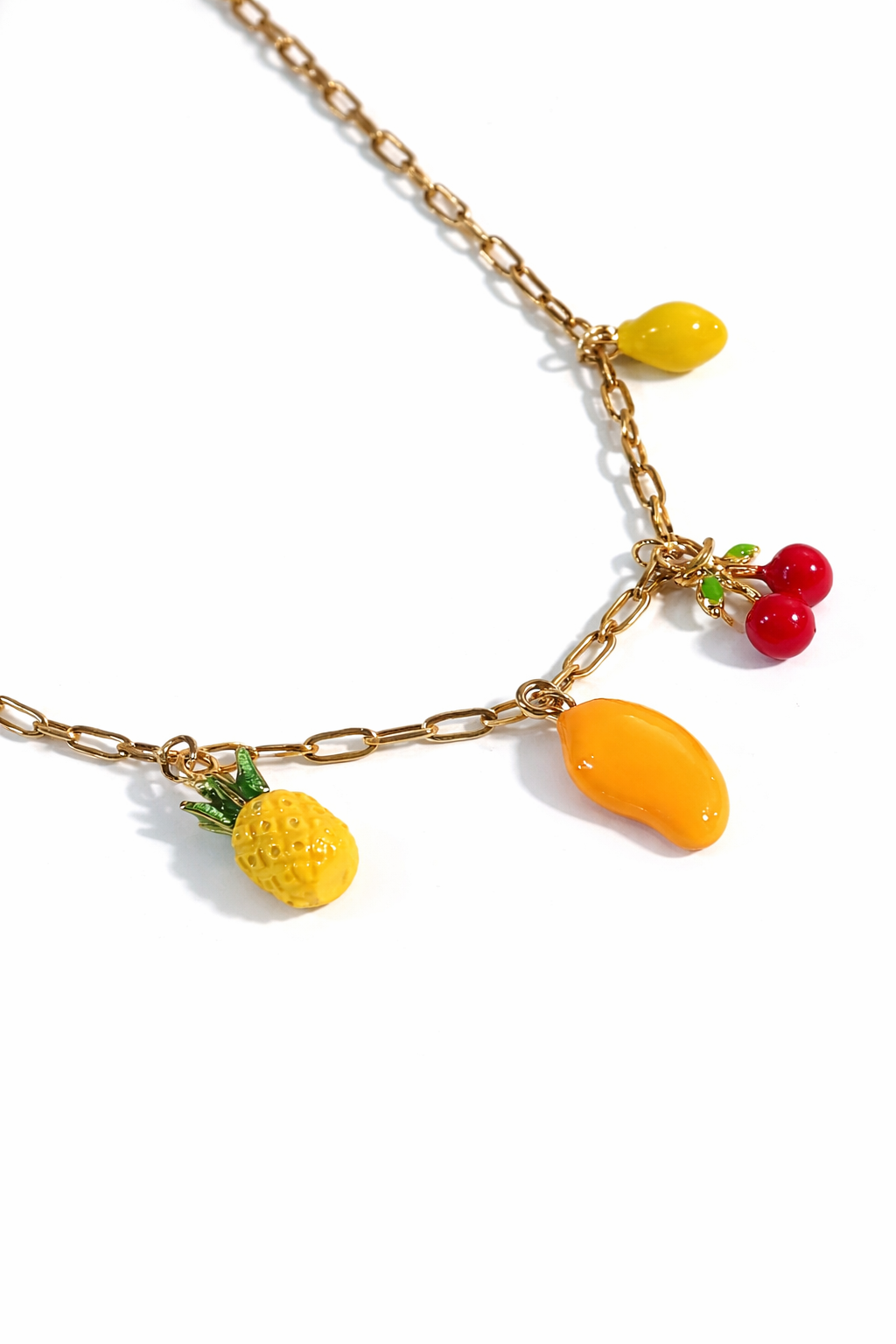 Ona Jwelix Frucy Bunch Necklace close up vibrant boho necklace artificial jewellery India