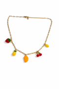 Ona Jwelix Frucy Bunch Necklace colourful layered pendant necklace for girls