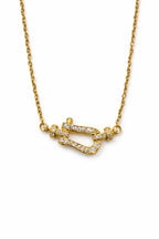 Ona Jwelix Lucia Emos Necklace worn view elegant thin chain necklace India