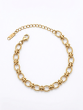 Ona Jwelix Meros Xi Bracelet bold gold cuff bracelet for women