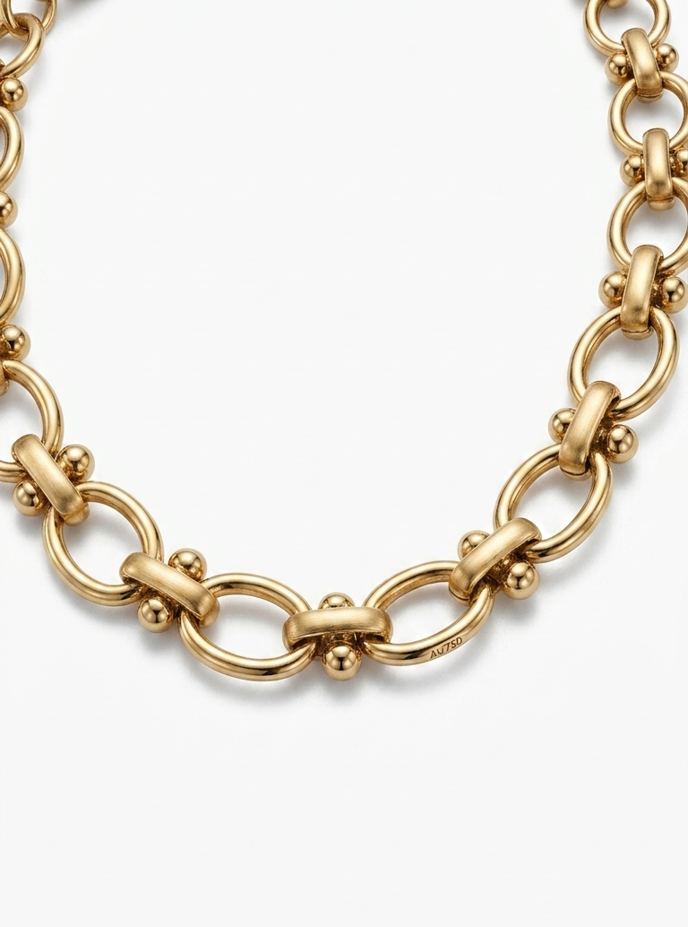 Ona Jwelix Meros Xi Bracelet geometric gold bangle worn view artificial jewellery India