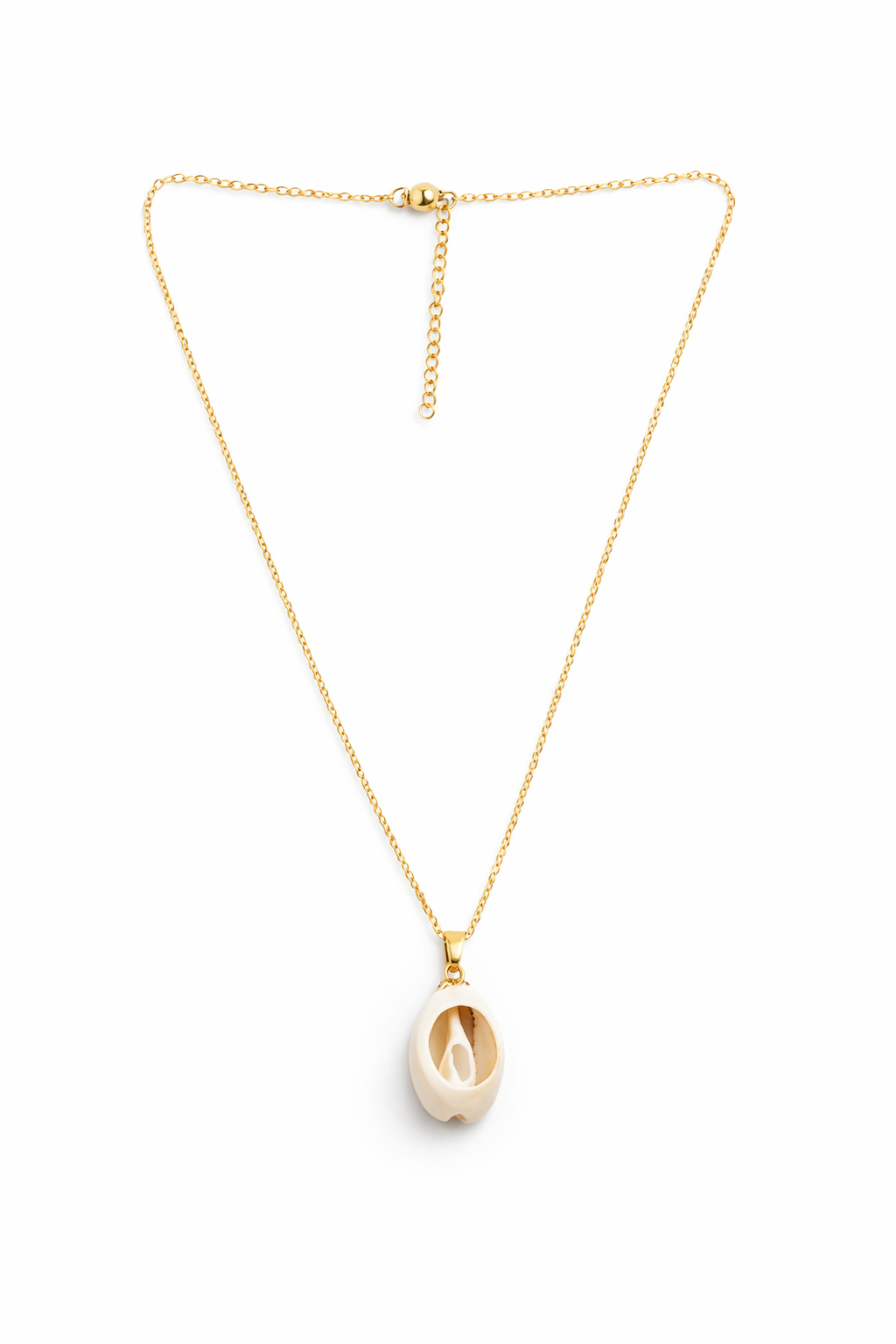 Ona Jwelix Umia Shell Necklace close up beach style shell necklace artificial jewellery India