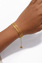 Ona Jwelix Umifa Howi Bracelet delicate layered chain bracelet for women