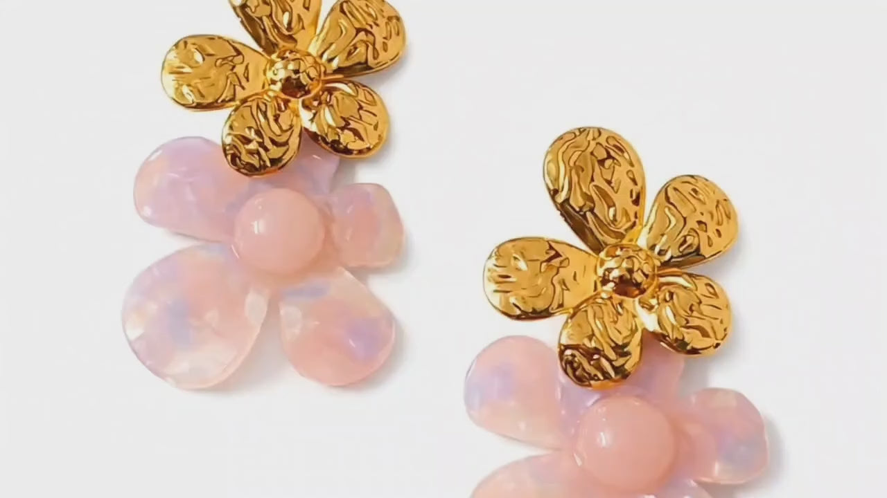 Floral Xo Earring